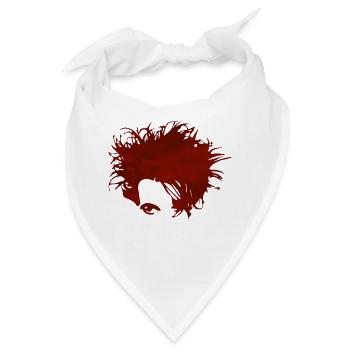 New Wave Hero Red Gothic - Bandana - Weiß - Vorne