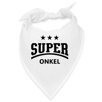 Super Onkel - Bandana - Weiß - Vorne