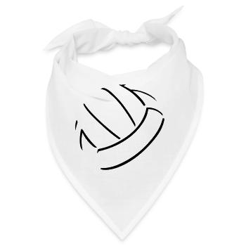 Volleyball Ball - Bandana - Weiß - Vorne