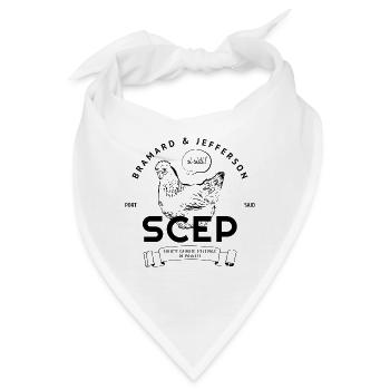 SCEP Comedy Gift - OSS 117, Parodiefilm - Bandana - Weiß - Vorne