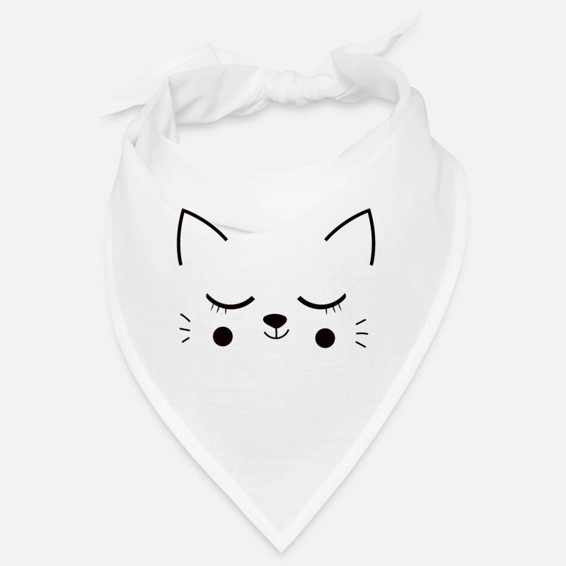 Tête de chat chat Bandana