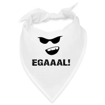 Egal - Bandana - Weiß - Vorne