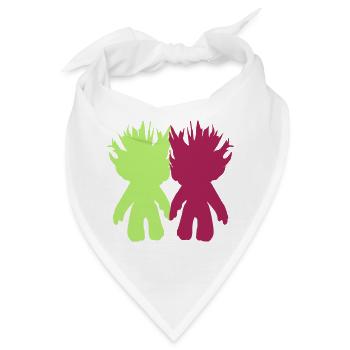 Trolle Für Immer - Bandana - Weiß - Vorne