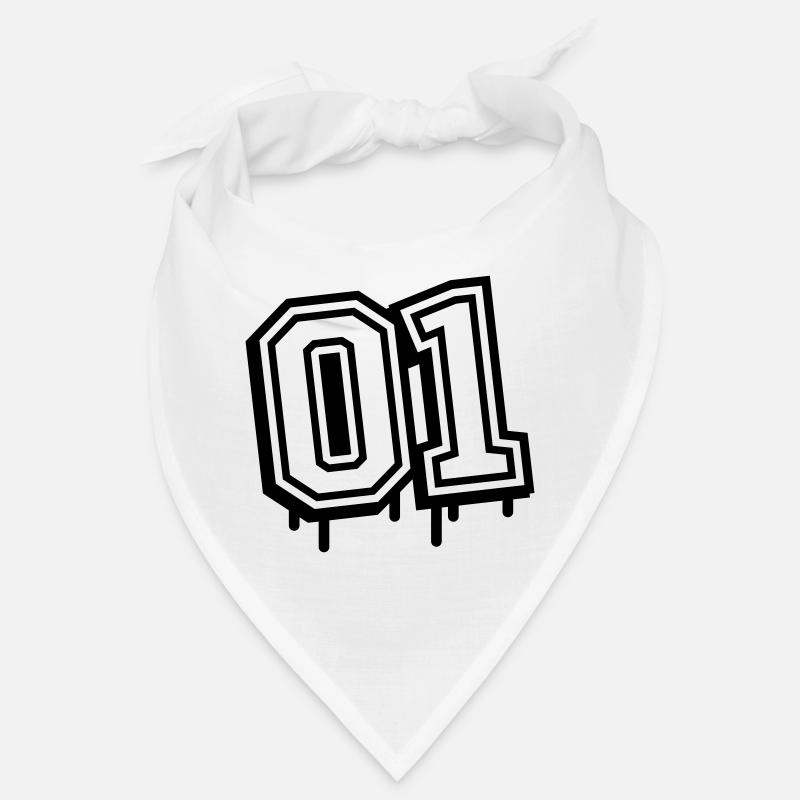 01 one number 1 Bandana