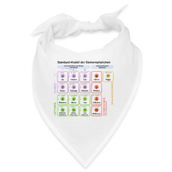 Standard-Modell der Elementarteilchen - Bandana - Weiß - Vorne
