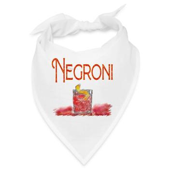 Negroni Cocktails - Bandana - Weiß - Vorne