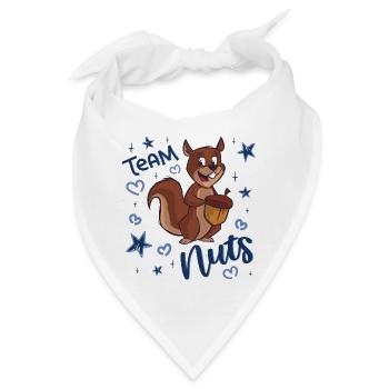 Geschlecht Enthüllung, Es ist ein Junge, Team Nuts - Bandana - Weiß - Vorne