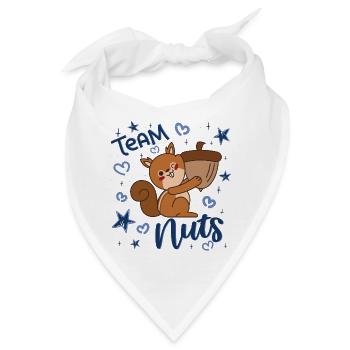 Geschlecht Enthüllung, Es ist ein Junge, Team Nuts - Bandana - Weiß - Vorne