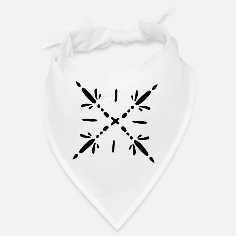 Mandala flocon de neige Bandana