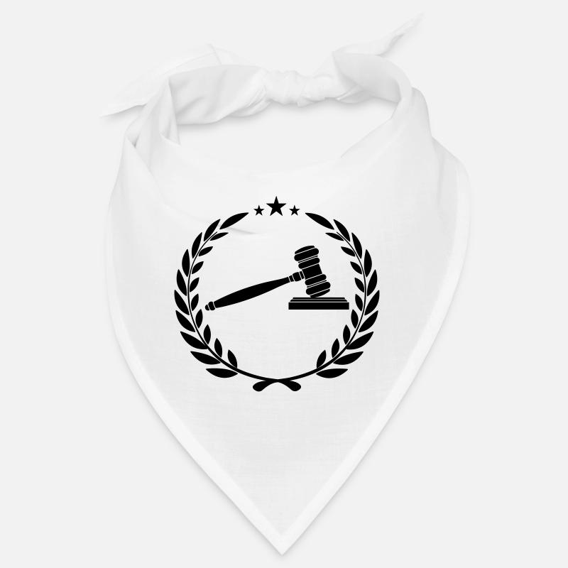 Marteau à vaisselle dans une couronne de laurier Bandana