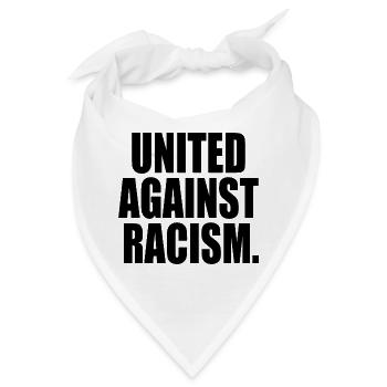 United against racism - Bandana - Weiß - Vorne
