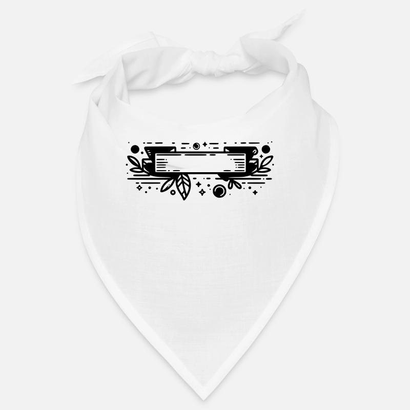 Banner with leaves Bandana