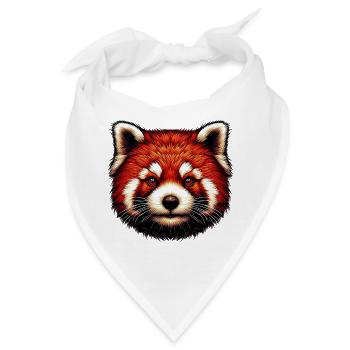 Kleiner Panda - Bandana - Weiß - Vorne