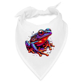 Frosch - Bandana - Weiß - Vorne