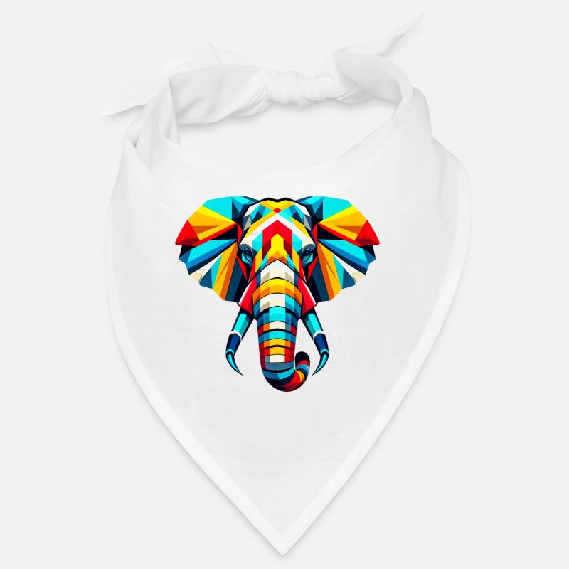 Éléphant Pop Art Bandana
