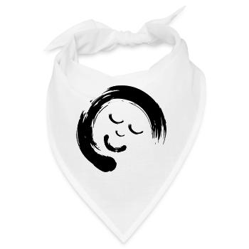 Schlafmeditation aus der Serie Ensie face - Bandana - Weiß - Vorne