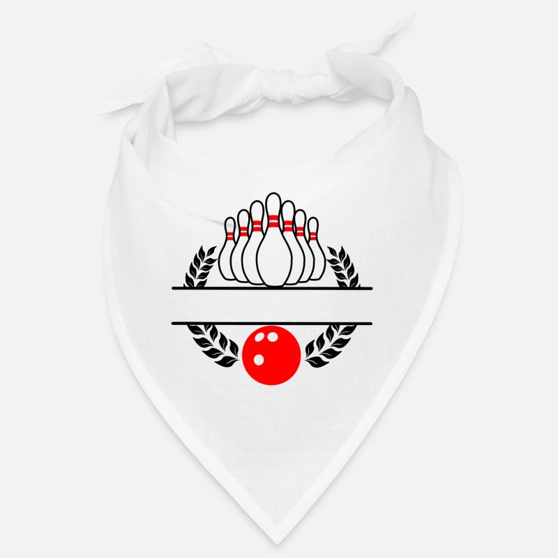 Bowling Lorbeerkranz Rotes Bowling Bandana