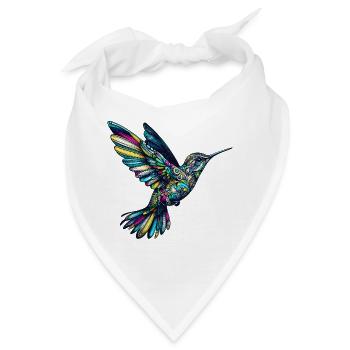 Kolibri - Bandana - Weiß - Vorne