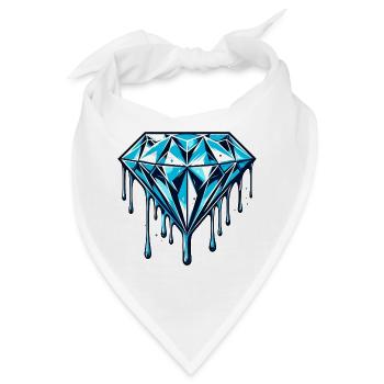 Diamant - Bandana - Weiß - Vorne