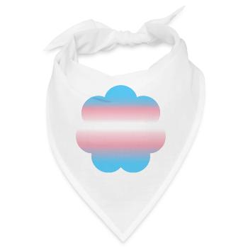 Subtiler Transgender-Stolz - Bandana - Weiß - Vorne