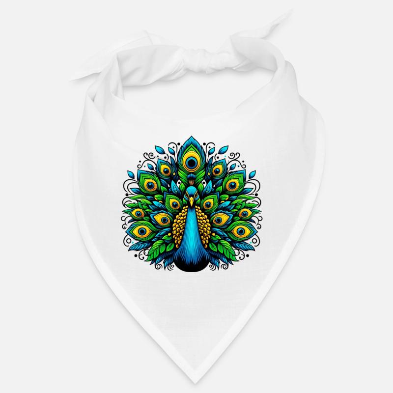 Peacock Bandana