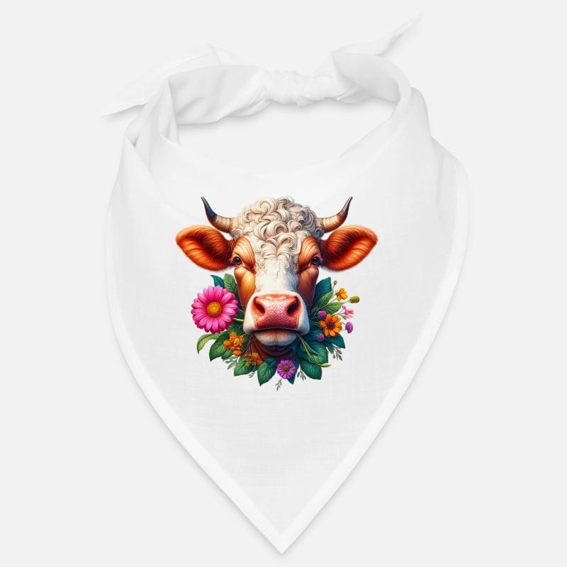 Fleurs de fleur de vache Bandana