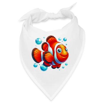 Clownfische - Bandana - Weiß - Vorne