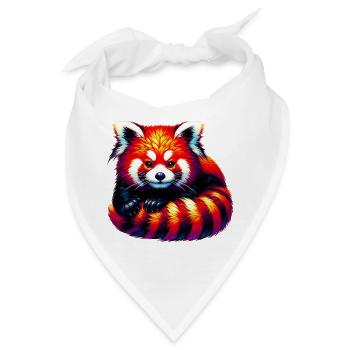 Kleiner Panda - Bandana - Weiß - Vorne