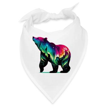 Bär - Bandana - Weiß - Vorne