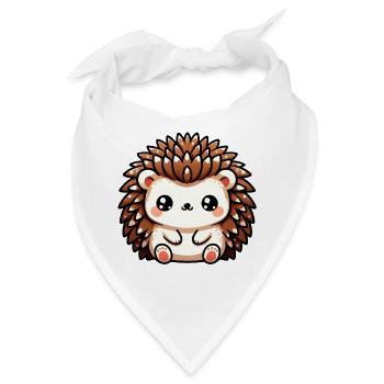 Igel - Bandana - Weiß - Vorne