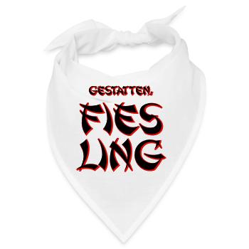 Fies Ling - Bandana - Weiß - Vorne