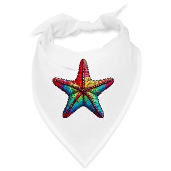 Seestern - Bandana - Weiß - Vorne
