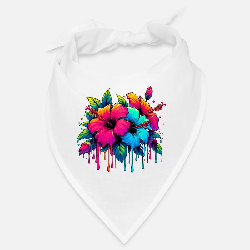 Fleurs d’hibiscus Bandana