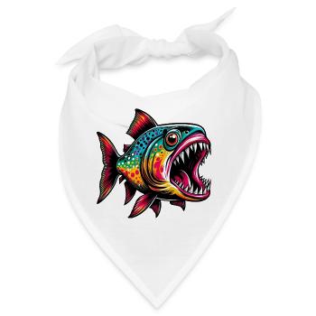 Piranha - Bandana - Weiß - Vorne