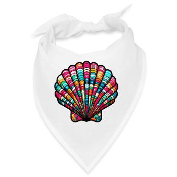 Muschel - Bandana - Weiß - Vorne