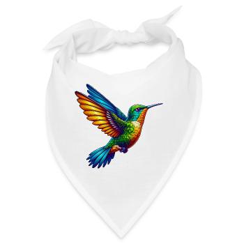 Kolibri - Bandana - Weiß - Vorne