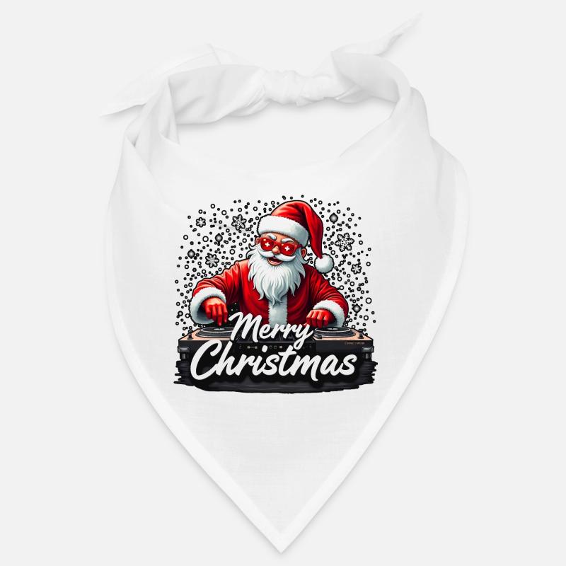 DJ Santa Claus Weihnachtsmann Bandana