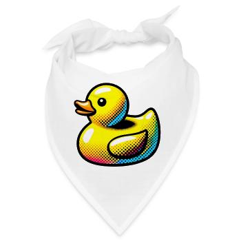 Ente Ente Ente Ente Ente - Bandana - Weiß - Vorne