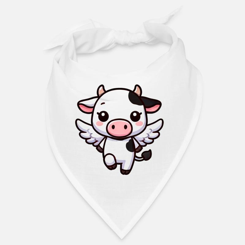 Vache mignonne comme ange dessin animé Bandana