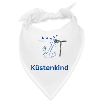 Küstenkind - Bandana - Weiß - Vorne