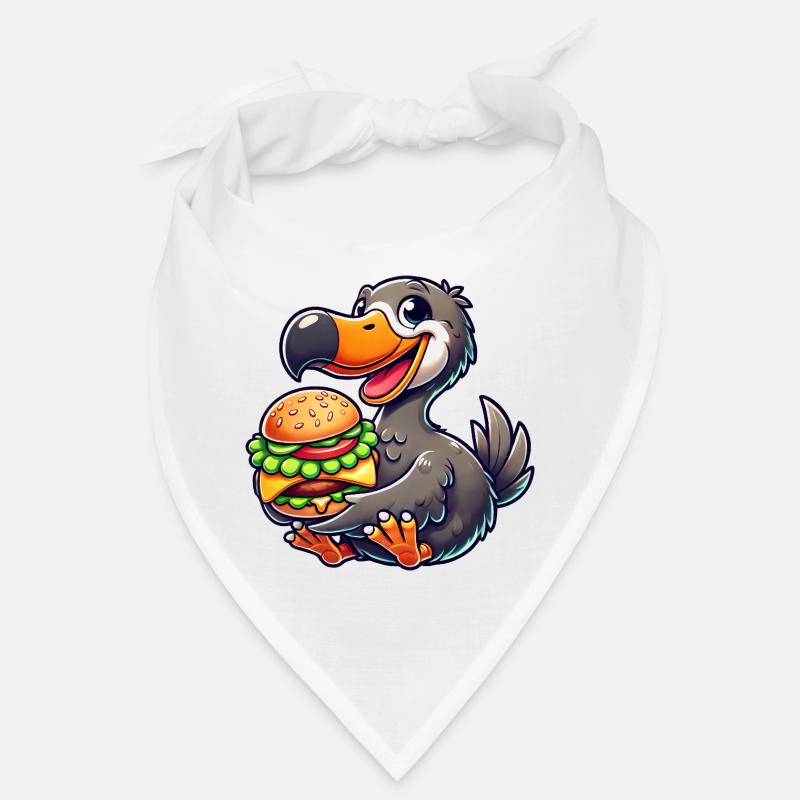 Fantaisiste Dodo Burger Cheeseburger de restauration rapide Bandana
