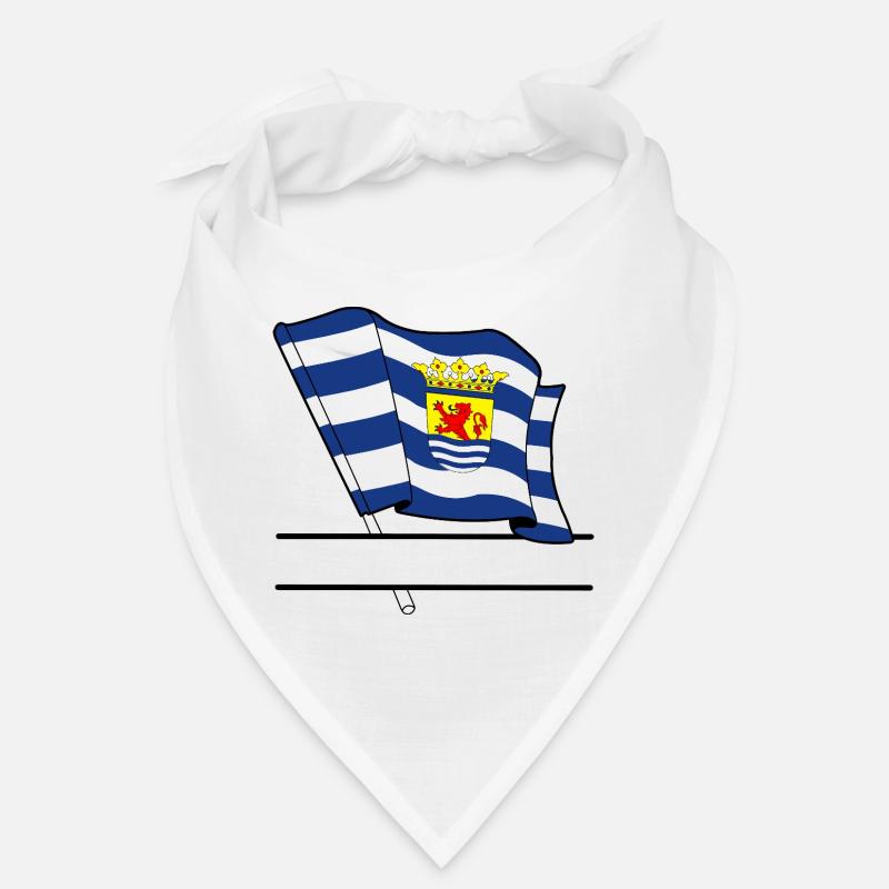 Bannière de texte Flag Zeeland Bandana