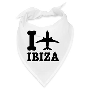 Ibiza Urlaub - Bandana - Weiß - Vorne