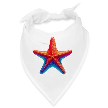 Seestern - Bandana - Weiß - Vorne
