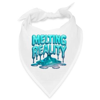 Melting Reality - Bandana - Weiß - Vorne