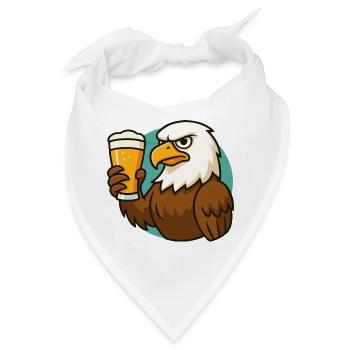 Brew and Beak - Bandana - Weiß - Vorne