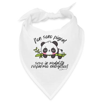Ich bin nicht faul - Bandana - Weiß - Vorne