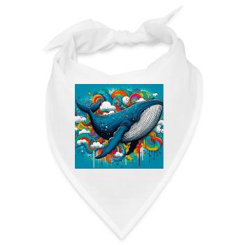Wal - Bandana - Weiß - Vorne