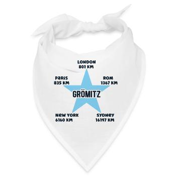 Grömitz Urlaub Ostseeküste Groemitz Ostsee Meer - Bandana - Weiß - Vorne