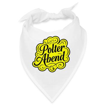 Polterabend Polterhochzeit - Bandana - Weiß - Vorne